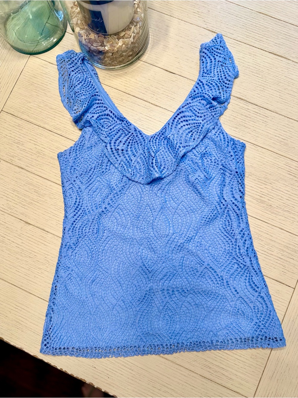 Lilly Pulitzer XS alessa top - blue peri | NWOT